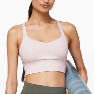Lululemon Free To Be Bra *Long Line 
 Pink Bliss (14)